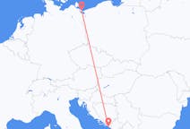 Flyg från Heringsdorf, Tyskland till Dubrovnik, Kroatien