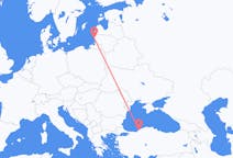 Flyreiser fra Palanga, Litauen til Zonguldak, Tyrkia