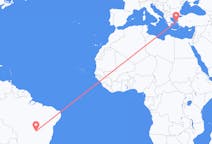 Flyrejser fra Brasília, Brasilien til Chios, Grækenland