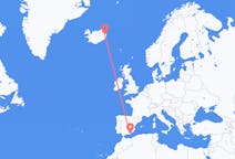 Voos de Egilsstaðir, Islândia para Almería, Espanha