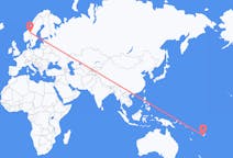 Flyreiser fra Nadi, Fiji til Røros, Norge
