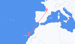 Vols depuis la ville de Pau (Pyrénées-Atlantiques) vers la ville de Fuerteventura