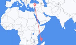 Flyg från Mamoudzou, Frankrike till Adana, Turkiet