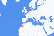 Flyrejser fra Tindouf, Algeriet til Hamborg, Tyskland