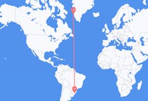 Flyreiser fra Porto Alegre, Brasil til Maniitsoq, Grønland