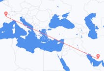 Flights from Lar, Iran to Lyon, France