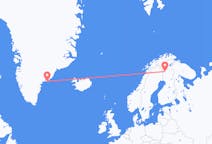 Flyg från Kolari, Finland till Kulusuk, Finland