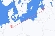 Vluchten van Hannover, Duitsland naar Riga, Pescara, Letland