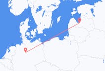 Vluchten van Hannover, Duitsland naar Riga, Pescara, Letland