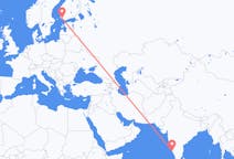 Flyreiser fra Mangalore, India til Åbo, Finland