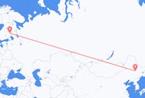 Flyrejser fra Harbin til Joensuu