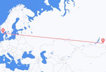 Flights from Chita, Russia to Kristiansand, Norway