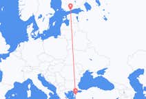 Рейсы из Эдремита, Турция в Хельсинки, Финляндия