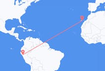 秘鲁出发地 卡哈馬卡飞往秘鲁飞往 大加那利岛 拉斯帕尔马斯的航班