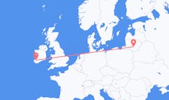 Flyg från County Kerry, Irland till Kaunas, Litauen