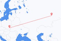 Flyrejser fra Jekaterinburg, Rusland til Rzeszów, Polen