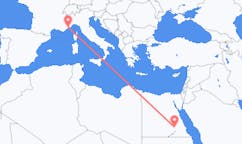 Flyg från Assuan, Egypten till Monaco, Monaco