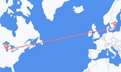 Flights from Milwaukee to Kalmar