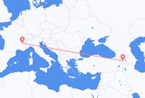 Flyg från Jerevan till Grenoble