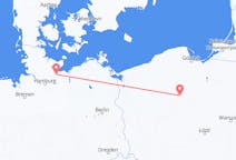 Flights from Lubeck, Germany to Bydgoszcz, Poland