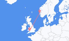 Loty z Stord w Norwegii do Cardiff w Walii