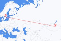 从乌兰巴托飞往林雪平的航班