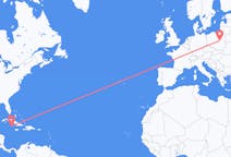 Flights from Cayman Brac, Cayman Islands to Warsaw, Poland