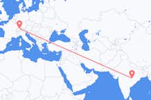 Flights from Raipur to Zurich