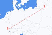 Voli da Vilnius, Lituania a Dole, Francia