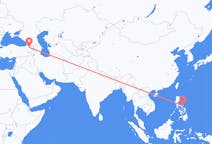 出发地 菲律宾卡坦端内斯·维拉克目的地 土耳其卡爾斯的航班