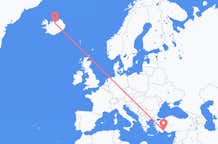 Flights from Akureyri to Antalya