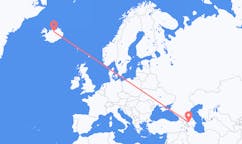 Flyg från staden Gəncə till staden Akureyri
