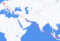 Flyrejser fra Bandarlampung, Indonesien til Karlsruhe, Tyskland