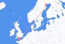 Loty z Saint Helier, Port lotniczy Jersey do Skellefteå, Szwecja