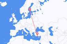 Flights from Mariehamn to Antalya