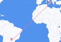Flyrejser fra Foz do Iguaçu, Brasilien til Catania, Italien