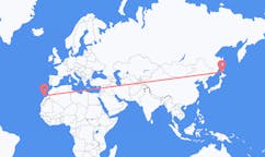 Flights from Wakkanai, Japan to Lanzarote, Spain