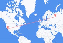 Flights from Los Angeles, the United States to Syktyvkar, Russia