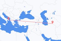 Vluchten van Asjchabad, Turkmenistan naar Brindisi, Italië