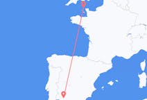 Fly fra Alderney til Sevilla