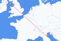 Flights from Rimini, Italy to Liverpool, the United Kingdom