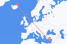 Flyg från Pafos, Cypern till Egilsstaðir, Island