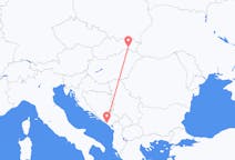 Flights from Košice, Slovakia to Tivat, Montenegro