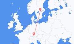 Flyrejser fra Memmingen, Tyskland til Örebro, Sverige