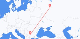 Flyreiser fra Bulgaria til Russland