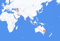 Flights from Canberra, Australia to Van, Turkey