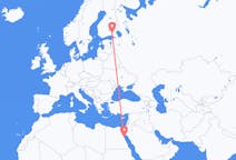 Flüge von Hurghada, Ägypten nach Lappeenranta, Finnland