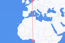 Loty z São Tomé, Wyspy Świętego Tomasza i Książęca do Eindhoven, Holandia