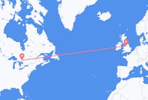 Flyg från Greater Sudbury, Kanada till Manchester, Kanada