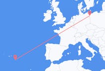 Flights from Santa Maria Island, Portugal to Szczecin, Poland